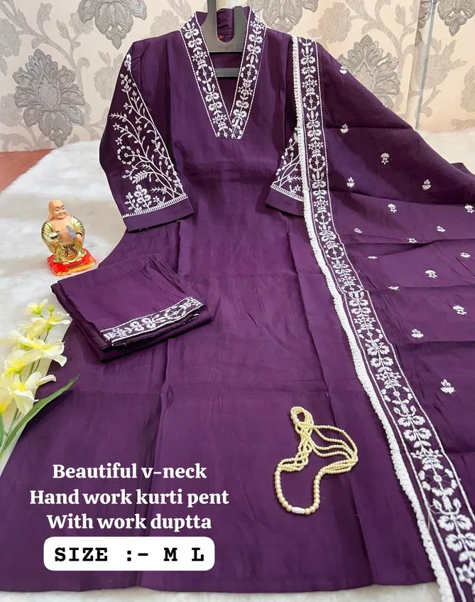 HR Pure Muslin Kurti With Bottom Dupatta Wholesale Market In Surat With Price